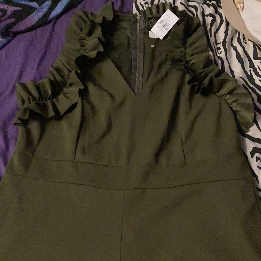 Green jumpsuit